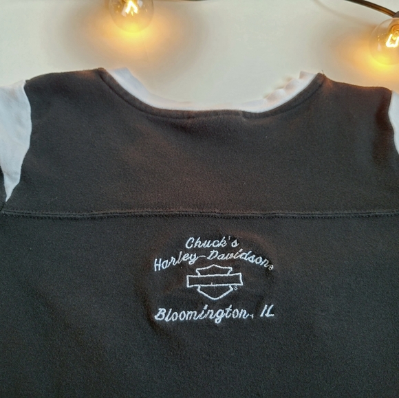 Harley Davidson Black & White Short Sleeve Tee - Picture 6 of 6